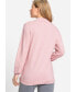 Women's Long Sleeve Mock Neck Pullover