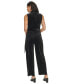 Women's Tie-Waist Velvet Sleeveless Jumpsuit