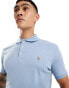 Polo Ralph Lauren icon logo pima cotton polo custom fit in light blue