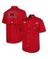 Men's Cardinal Arkansas Razorbacks Bonehead Button-Up Shirt