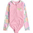 Roxy Tiny Flower Onesie Long Sleeve Body Rashguard