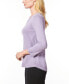 Women's Boat-Neck, Ribbed-Detail 3/4-Sleeve Sweater, Regular & Petites