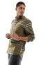 Cotton:On relaxed button front shirt in khaki stripe