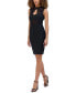 Women's Sleeveless High-Neck Bandage Bodycon Dress