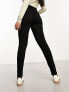 Vero Moda super high rise skinny jean in black