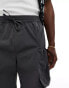 ADPT cargo technical short in dark grey