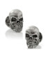 Men's Stainless Steel Mustache Skull Cufflinks