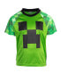 Boys Skeleton Enderman Zombie T-Shirt and Mesh Shorts Outfit Set to