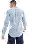 Farah cotton long sleeve shirt in blue