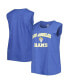 Women's Royal Los Angeles Rams Plus Size Tank Top