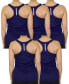 Women's Moisture Wicking Racerback Tanks-5 Pack