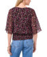 Women's Smocked-Waist Top