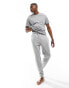 Boss Bodywear cozy lounge joggers in grey