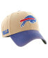 47 Brand Men's Khaki/Royal Buffalo Bills Dusted Sedgwick MVP Adjustable Hat