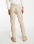 ONLY & SONS slim fit suit trouser in beige