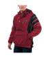 Men's Cardinal, Black Arizona Cardinals Home Team Half-Zip Hoodie Jacket