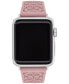 Ремешок COACH Pink Rubber Apple Watch Band 38/40/41mm