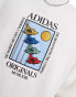 adidas Originals embroidered unisex sweatshirt in white