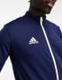 adidas Football zip jacket in navy