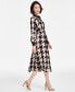 Women's Printed A-Line Shirtdress