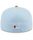 Men's Light Blue/Brown Washington Nationals Spring Color Basic Two-Tone 59fifty Fitted Hat