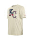 Men's Cream Kansas City Royals 4th of July Flag Fill T-Shirt