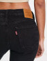 Levi's low pitch bootcut jeans in black