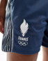 Le Coq Sportif Paris 2024 Olympics training shorts in blue