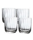 Rose Garden Double Old Fashioned Glass, Set of 4