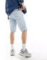 Tommy Jeans Ryan archive shorts in light wash