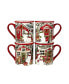 Snowman's Farmhouse 16 Piece Dinnerware Set