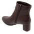 Trotters Kim T1958-200 Womens Brown Narrow Leather Ankle & Booties Boots 10.5