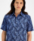 Men's Linekel Paisley Refined Woven Shirt, Created for Macy's