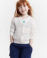 Girls Open-Stitch Cotton Cardigan, Created for Macy's