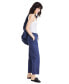 Women's Denim Paper-Bag Waist Ankle Pants