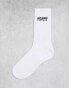 Reclaimed Vintage unisex branded sock in white