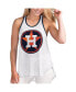 Women's White Houston Astros Tater Racerback Tank Top