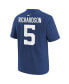 Big Boys Anthony Richardson Royal Indianapolis Colts 2023 NFL Draft First Round Pick Player Name and Number T-shirt