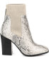 Women's Adalia Knit Block Heel Booties