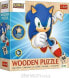 Trefl Puzzle drewniane 50 elementów Radosny Sonic