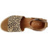 Matisse Roma Cheetah Print Espadrille Wedge Womens Brown Casual Sandals ROMA-LE