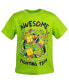 Toddler Boys Michelangelo Leonardo Raphael T-Shirt and Mesh Shorts Outfit Set to