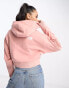 The North Face Trend cropped hoodie in pink