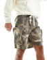 The Couture Club camo print cargo shorts in multi