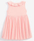 Baby Girl Cotton-Blend Ruffled Knit Dress, Created for Macy's