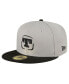 Men's Gray/Black Olmecas de Tabasco Mexico League on Field 59FIFTY Fitted Hat