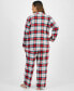 Family Pajamas Plus Size 2-Pc. Cotton Winterton Plaid Family Holiday Pajamas, Created for Macy's