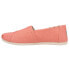 TOMS Alpargata Slip On Womens Pink Flats Casual 10017742T