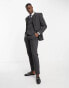 ASOS DESIGN slim suit trousers in charcoal