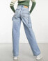 Cotton:On relaxed wide leg jean in light wash denim